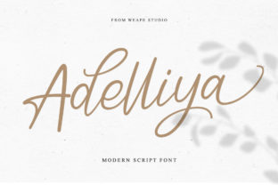 Adelliya Script: Elegant Handwritten Font