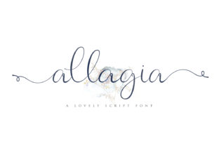 Allagia: A Script Typeface for Impactful Design