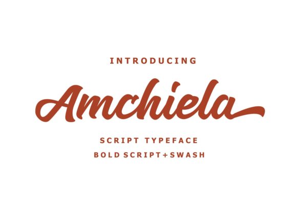 Amchiela: A Bold Handwritten Font for Business