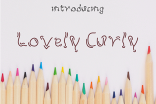 Beautiful Curly Font for Creative Marketing