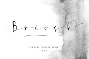 Briosh: A Romantic Script Font