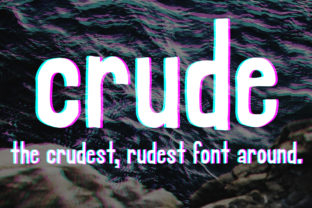 Crude: A Bold, Organic Font for Creative Campaigns
