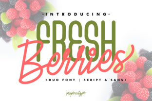 Fresh Berries Font: A Charming Script for Editorial Design