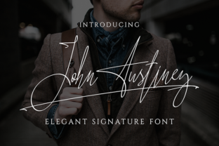 John Austiney Font: Elegant Script for Editorial Design