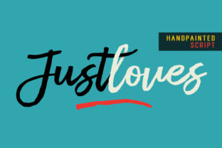 Justloves: A Handwritten Font for Creative Projects