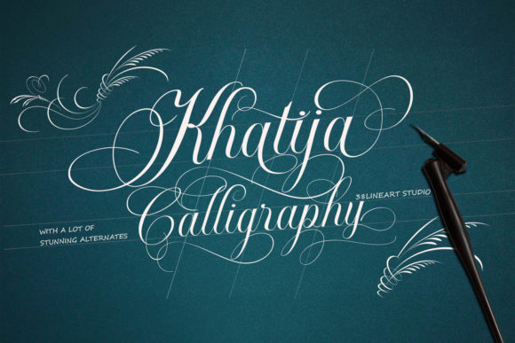 Khatija: A Bold Script Font for Modern Design