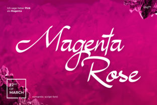 Magenta Rose Font Review