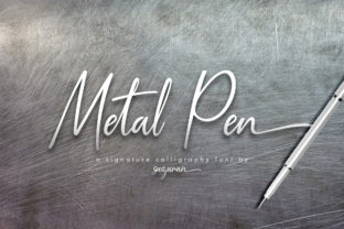 Metal Pen Script Font for Creative Marketing