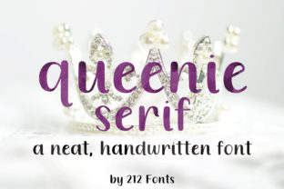 Queenie Serif: A Handwritten Serif for Editorial Design