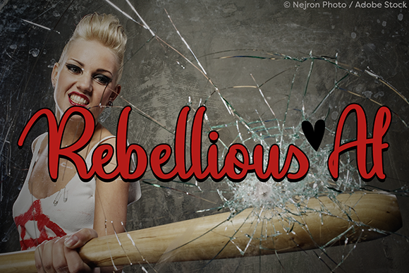 Rebellious Af: Bold Font for Creative Campaigns