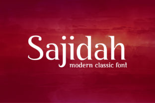 Sajidah: A Serif Font for Modern Campaigns