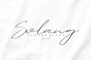 Solang: A Casual Handwritten Font