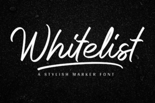 Whitelist: A Script Handwritten Font Review