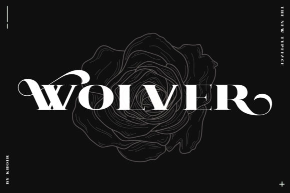 Wolver: A Bold Serif Font